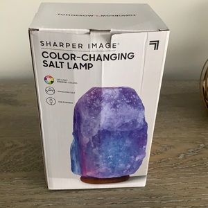 SHARPER IMAGE COLOR CHANGING SALT LAMP